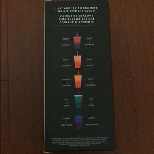 Starbucks color changing cold cups